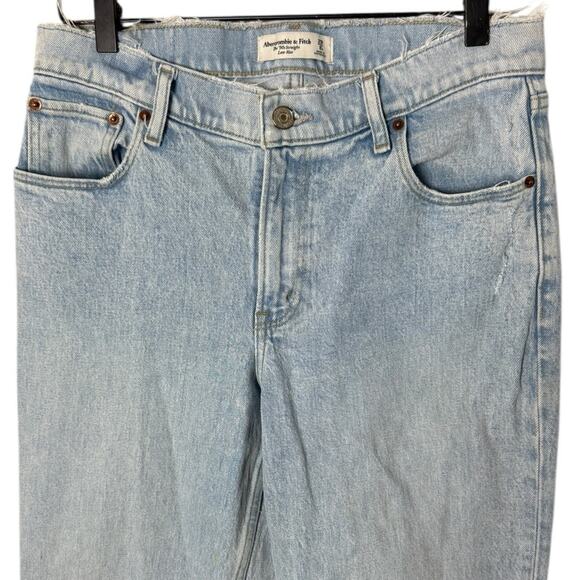 Abercrombie & Fitch Women’s 29 / 8 ‘90’s Straight Jeans Low Rise - Picture 2 of 7